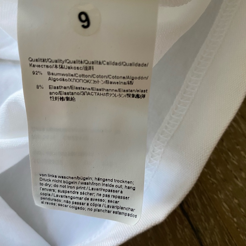 Hugo Boss white polo shirt-sleeve shirt - Picture 5 of 7